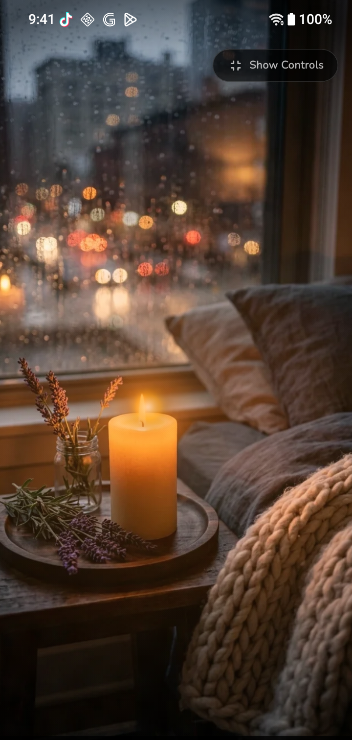 Bedside Candle Screen